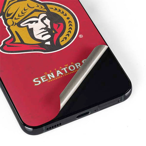 NHL Ottawa Senators Distressed Galaxy S22 Plus Skin
